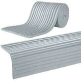 MABOZOO 8in extra-wide edge cushion on a fireplace, protecting kids at play