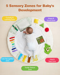 Macabaka baby-safe mirror fosters focus and self-aware play during tummy time