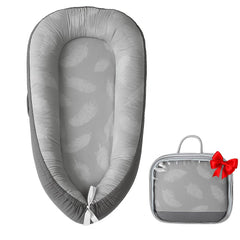 Macardac Baby Nest top view with breathable cotton cover for lasting comfort