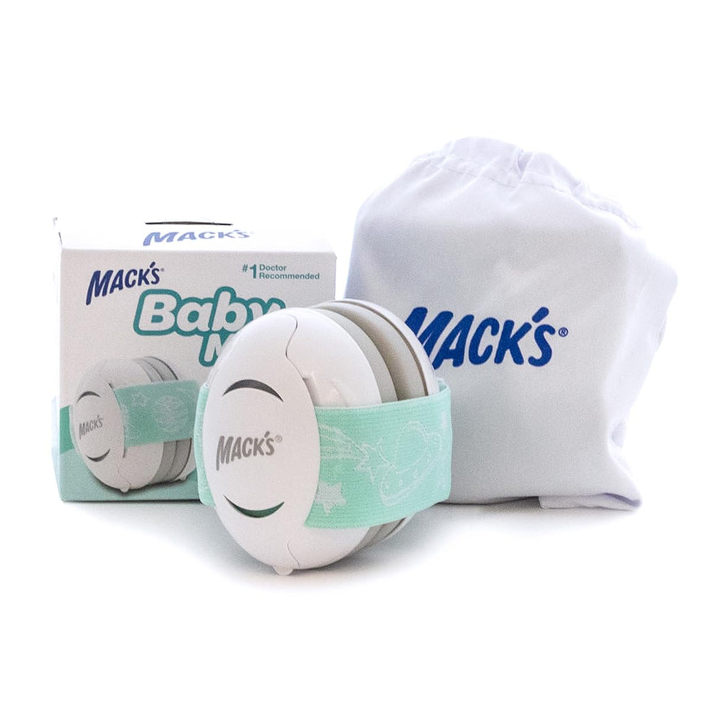 Mack's Baby Muffs soft ear pads protect delicate ears for comfortable wear.