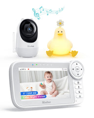Madaz No WiFi baby monitor with color night vision shows true colors in low light