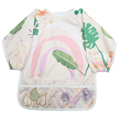 Madrona Brands Boho full-sleeve waterproof toddler smock for mess-prone crafts