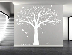 MAFENT nursery white tree wall decal adds playful charm to baby space
