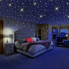 MAFOX glow stars on the ceiling illuminate playtime with a magical night sky.