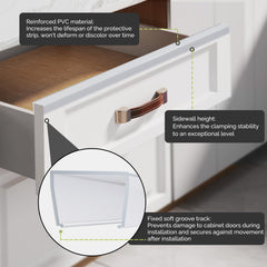 Magicheap PVC edge protector for doors resists warping and discoloration over time.