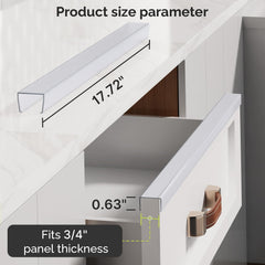 Magicheap transparent cabinet edge guard preserves door appearance against scratches.