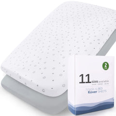 Magik & Kover bassinet sheet AMKE 3-in-1 fit offers a secure sleep surface.