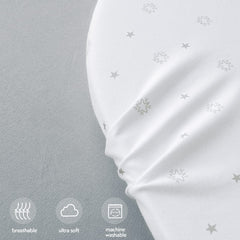 Magik & Kover sheet designed for Chicco LullaGo Nest comfort and breathability.