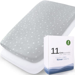 Magik and Kover bassinet sheets in ultra-soft fabric for baby comfort