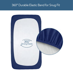 Magik & Kover full-coverage elastic edge keeps sheets in place nightly.