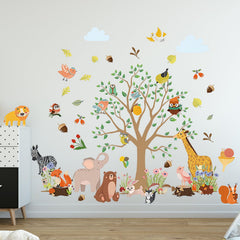 MagiMural owl wall sticker; adds whimsy while easy to reposition.