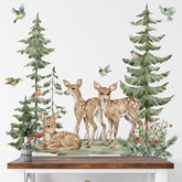 MagiMural woodland deer wall sticker for a cozy nursery decor