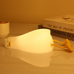 MAGOHMT existential crisis duck lamp with 3-level brightness for cozy nursery lighting.