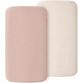 MairMore muslin fitted bassinet sheet in soft, breathable fabric for baby comfort