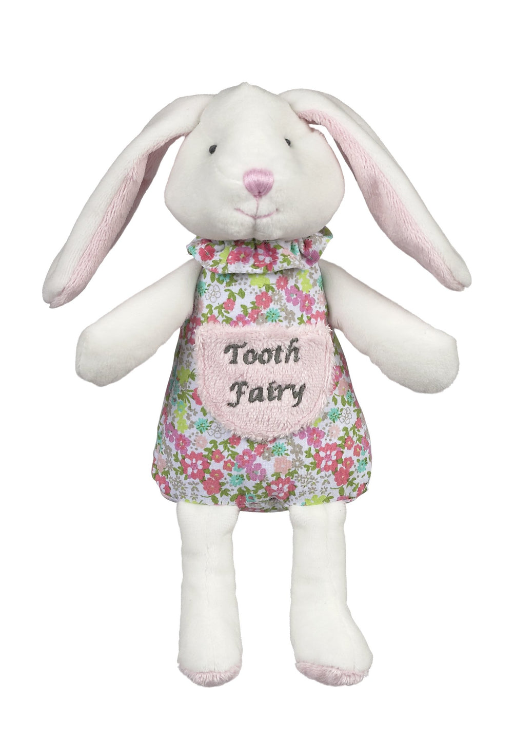 Maison Chic Beth the Bunny Tooth Fairy Plush with tooth pocket, ideal for nighttime keepsakes.