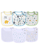Maiwa waterproof-cotton-baby-bib-adjustable-snaps offers a secure fit and dry outfits.
