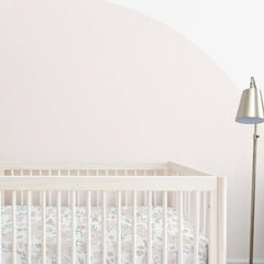 Makemake Organics organic cotton sateen offers a silky, quiet sleep surface.