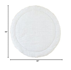 MakeMake Organics organic cotton texture closeup highlights premium GOTS-certified fabric.