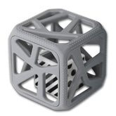 Malarkey Kids Grey Chew Cube textures invite tactile exploration for babies