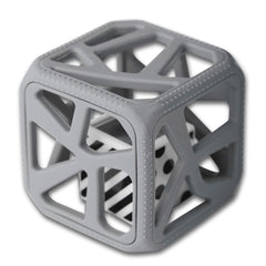 Malarkey Kids Grey Chew Cube textures invite tactile exploration for babies