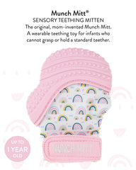 Adjustable strap on Munch Mitt ensures secure, comfy fit