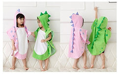 Maleroads absorbent terry cotton towel for ages 0-4 wraps snugly after baths.