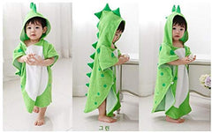 Maleroads kids bathrobe with 3D dinosaur design adds playful charm to bath time.