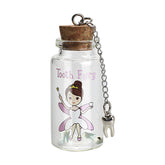 Malihome tooth box glass bottle with cute design for lost teeth