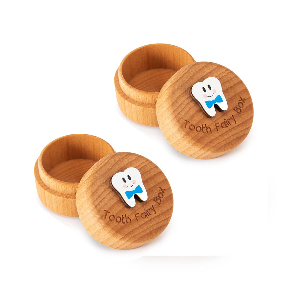 Malihome Tooth Fairy Box lid features a 3D tooth for magical bedtime rituals.