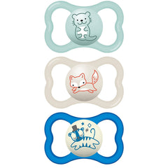 MAM Air Night & Day pacifier with XL air holes provides facial breathability