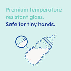 BPA-free glass bottle — a safe option for daily feeding routines
