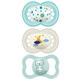 MAM Variety Pack Boy pacifiers: three designs for day and night soothing