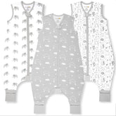 Mama Cheetah toddler sleep sack with feet 0.5 TOG for breathable warmth
