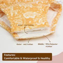Mama Koala padding image shows absorbent middle layer for confident leak protection.