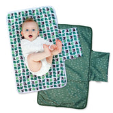 Mama Koala waterproof changing pad liner on a 27.5x15.7 inch surface for mess-free changes.