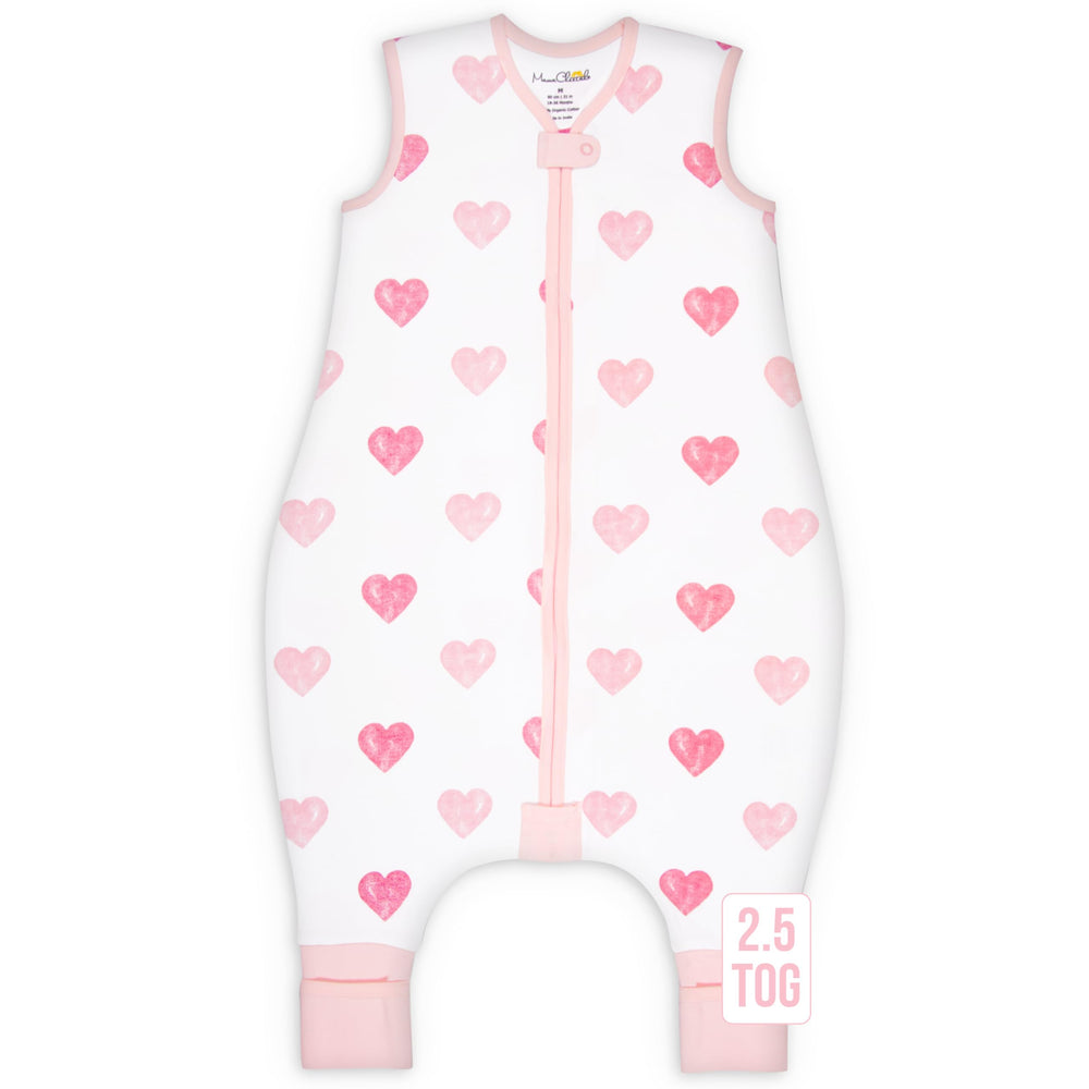 Mama Cheetah toddler sleep sack with feet promotes cozy, secure sleep for active toddlers.