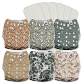 Mama Koala 3.0 pocket diaper AWJ lining keeps baby skin comfortable and dry.