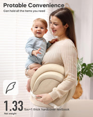 mamatepe memory foam layer cushions delicate newborns during diapering
