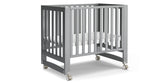 MAMAZING EvoNest 6-in-1 crib in gray ready for newborn sleep