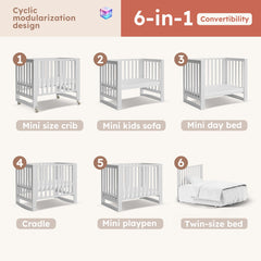 Mamazing EvoNest hidden hardware delivers a clean exterior design.