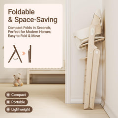 MAMAZING GrowPod Pro wooden high chair with soft PU cushion for comfort