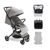 MAMAZING lightweight travel stroller with carbon fiber frame for easy travel.