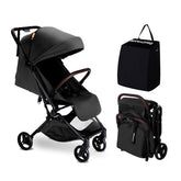 MAMAZING carbon-frame stroller highlighting lightweight portability.