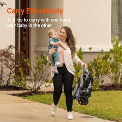 MAMAZING under-seat basket offers ample storage for essentials.