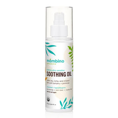 Mambino Organics Soothing Baby Oil with jojoba oil for gentle hydration on delicate skin