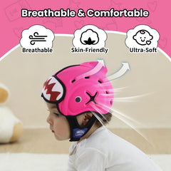 Mambobaby Shark forehead pad close-up for enhanced comfort on little heads.