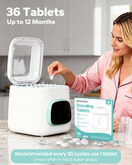 Mamouris descaling tablet dissolves in minutes to minimize downtime.