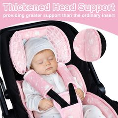 Ergonomic newborn cushion from Man Fai Sky provides stable head-to-back support.
