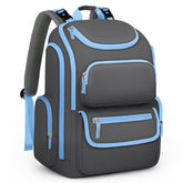 Mancro diaper bag backpack with large capacity main compartment for diapers and bottles