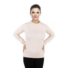 Thick warm fabric texture of MandMcares dialysis sweater